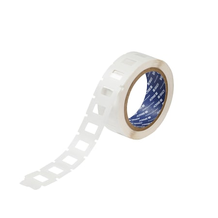 Brady Clear Polyester Labels Adhesive Border for 3in Core Printers 0.75x1 WT/CL 1000/RL THT-382-712-1